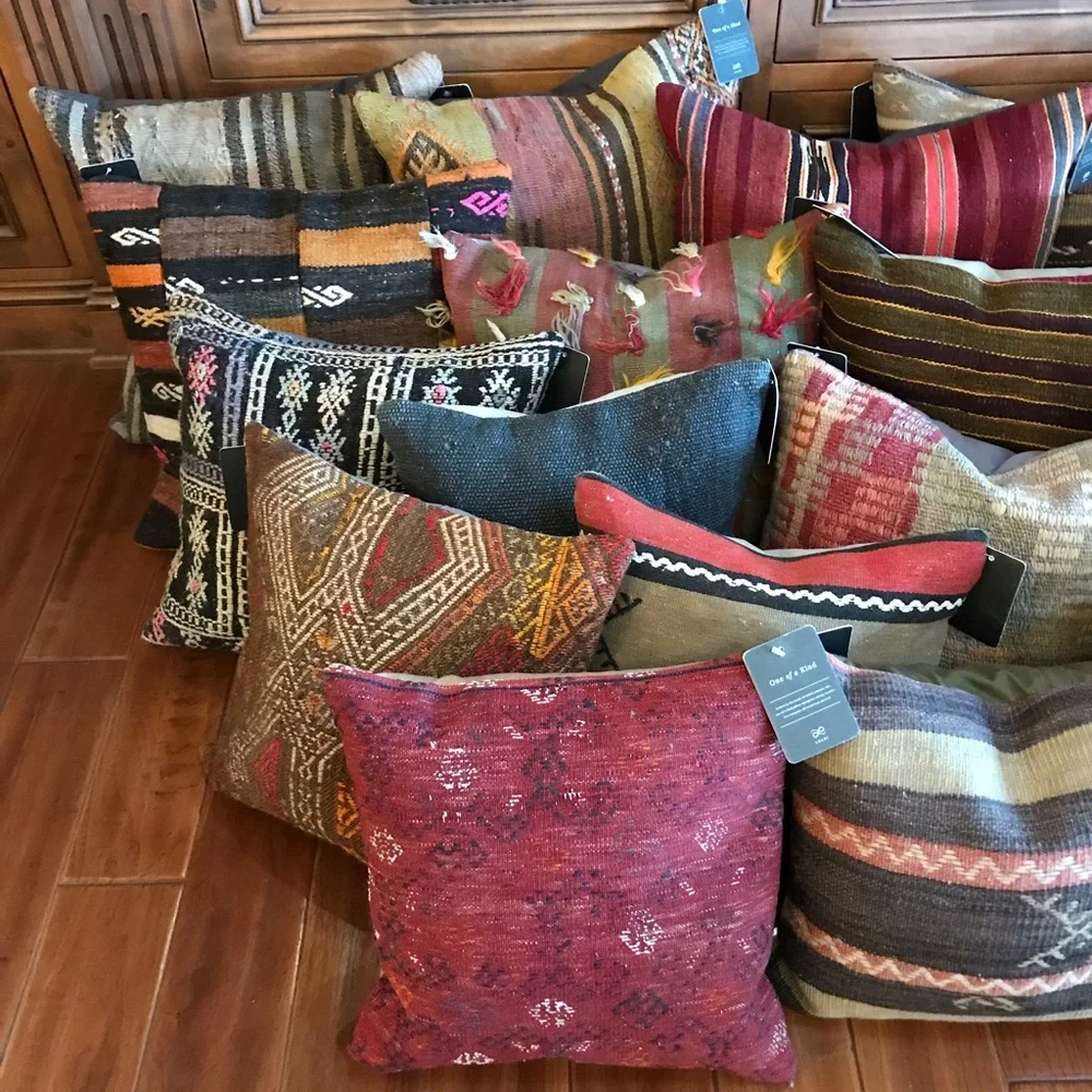 Loloi One Of A Kind Turkish Kilim Rug Pillow Cushion Cover